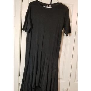 Charcoal long dress